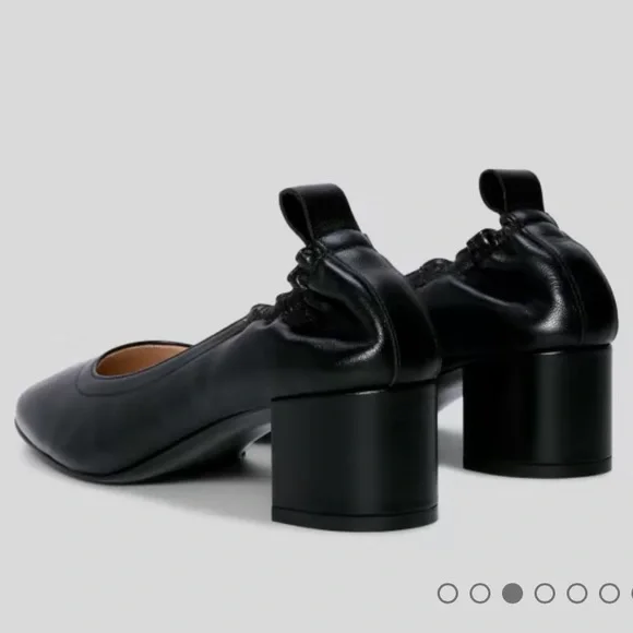 Everlane Black Italian Day Heel Size 8.5 (scratched and signs of wear) - Picture 13 of 13